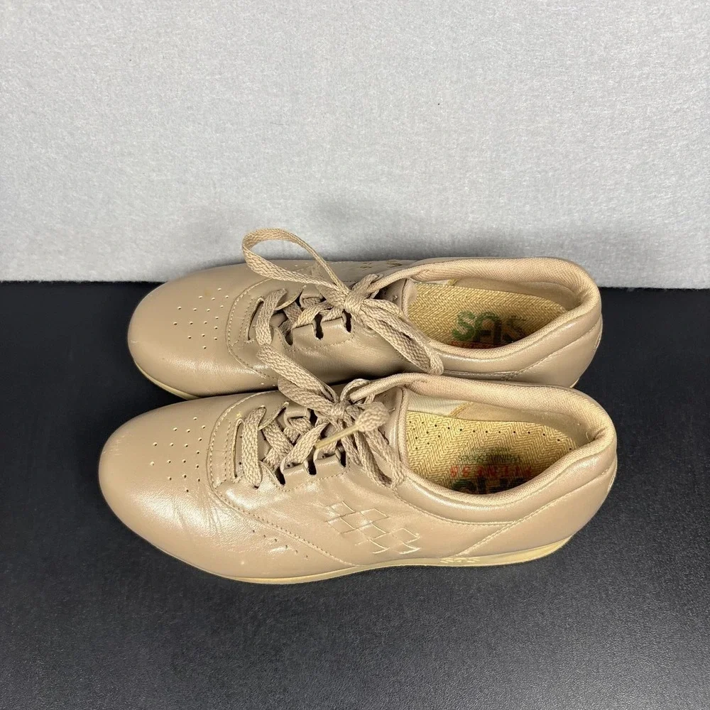 SAS Tri-Pad Women's FREE TIME Shoes  Size 6.5 Mocha Tan Comfort Walking Support